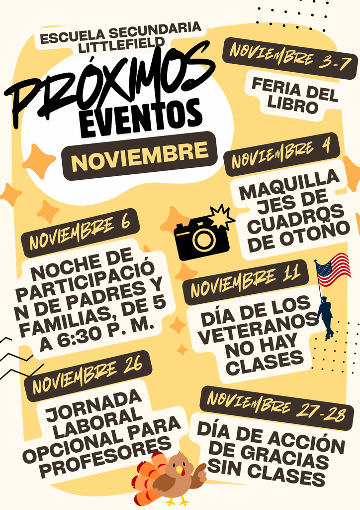 November Upcoming Events