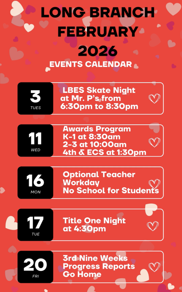 February Calendar of Events