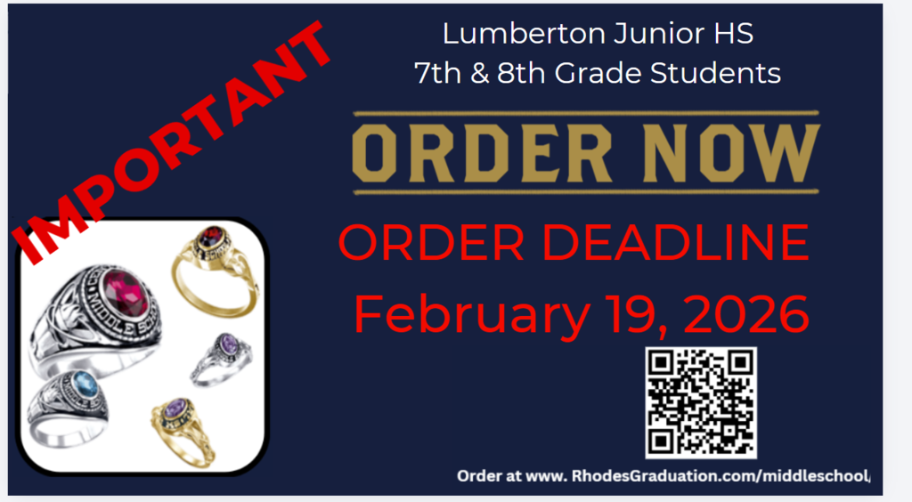 7th and 8th GRADE STUDENTS & PARENTS     Congratulations!  It's time to order your SPIRIT RING!