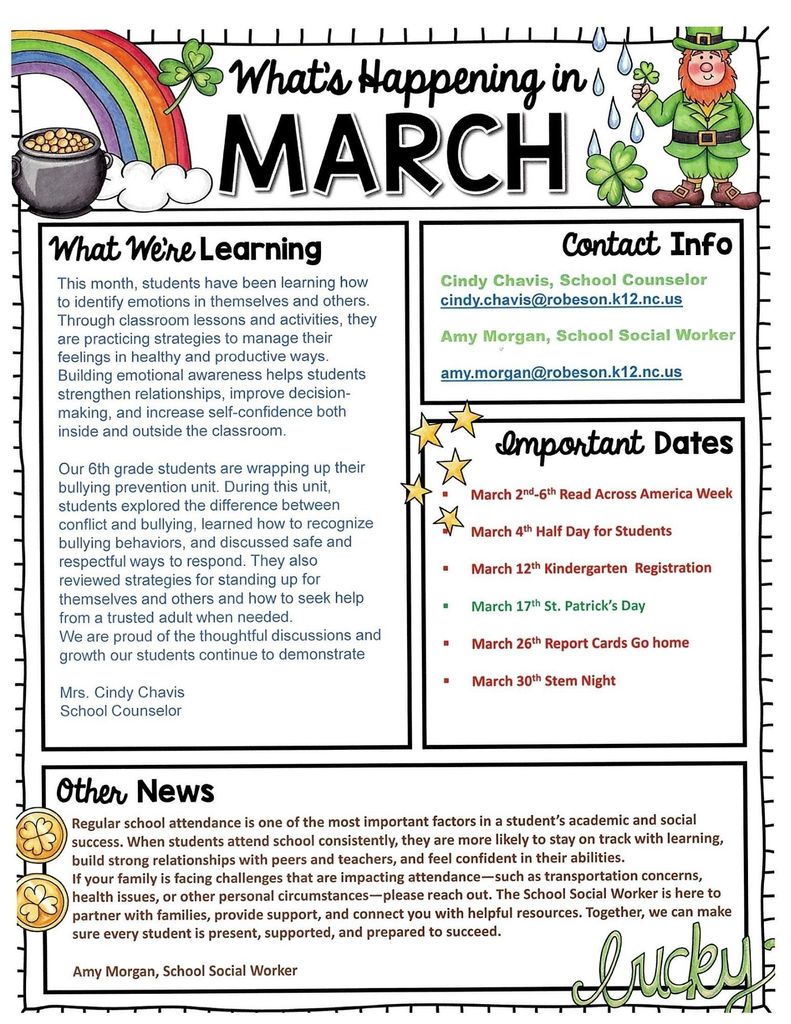 March Newsletter