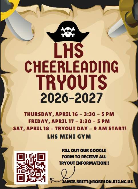 Pirate Cheerleading tryouts. 