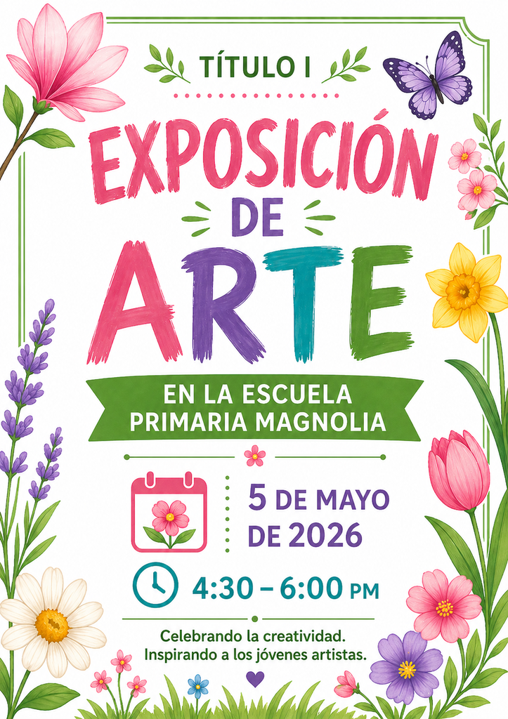 Spanish Art Show Flyer