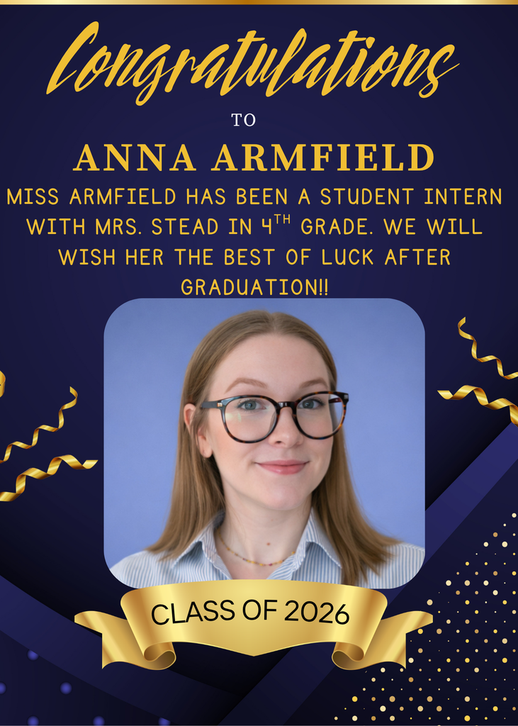 Ms. Armfield graduation flyer