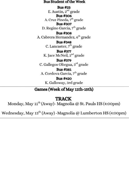 Weekly Newsletter