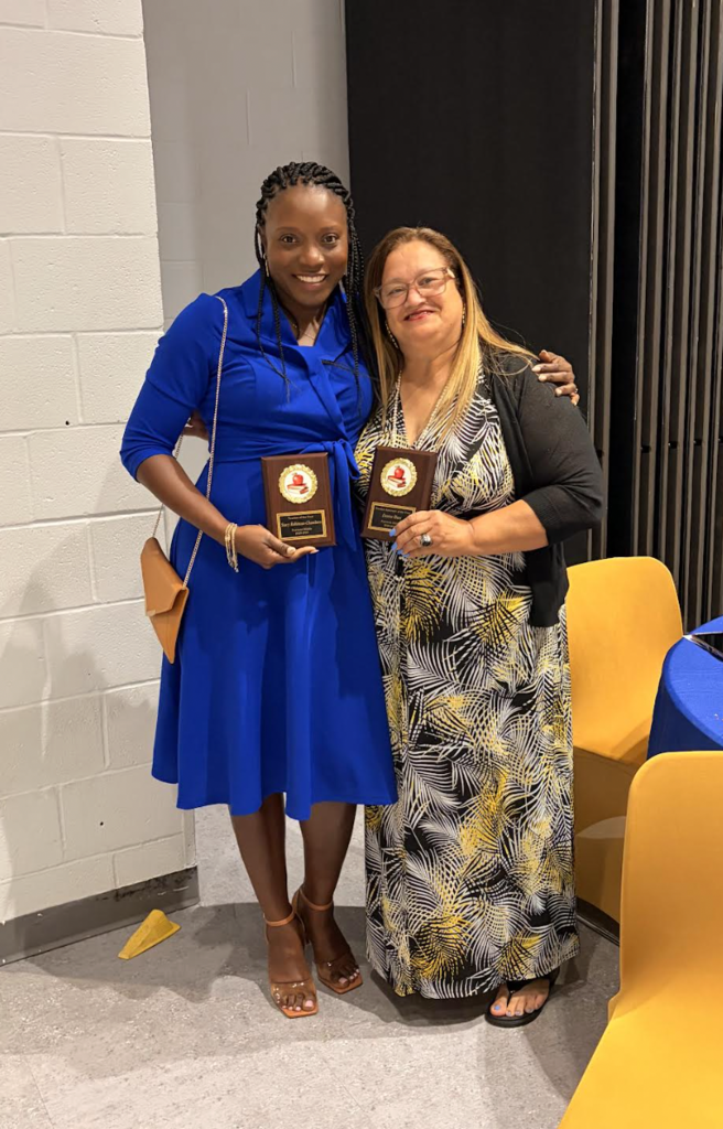 Mrs. Stacy and Mrs. Denise