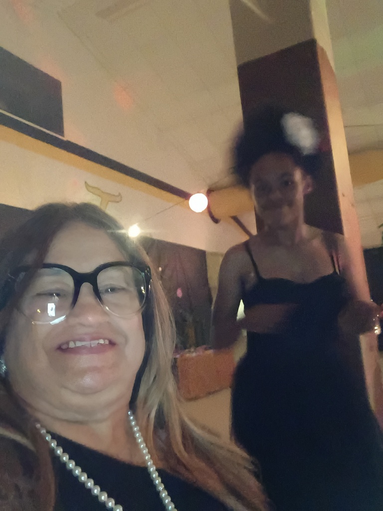 Dancing the night away with Mrs. Denise.
