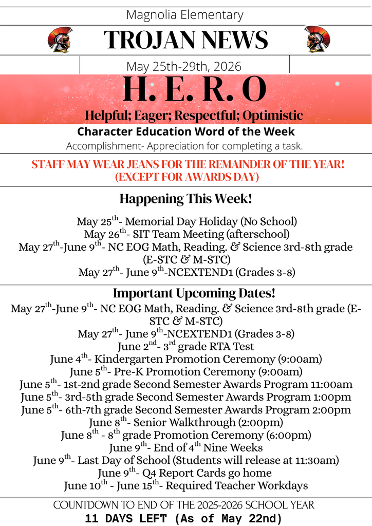 Weekly Newsletter