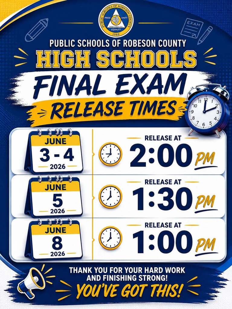High School Exam Release Schedule