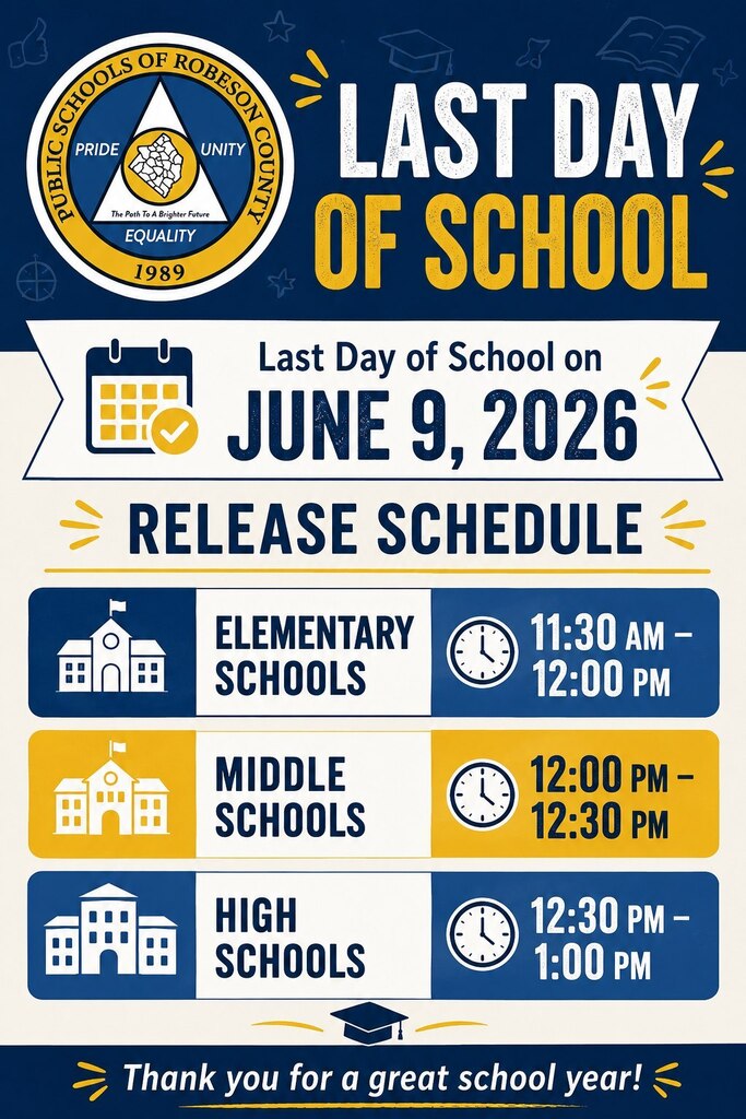 Last Day of School Flyer