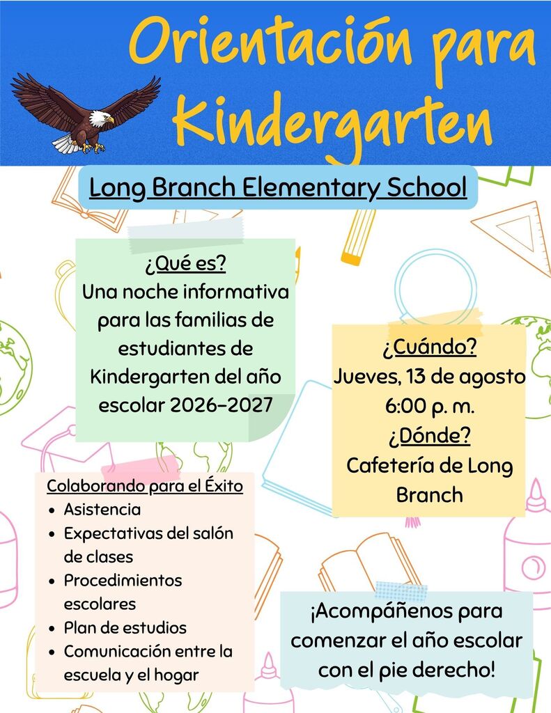 Kindergarten Orientation Flyer - Spanish