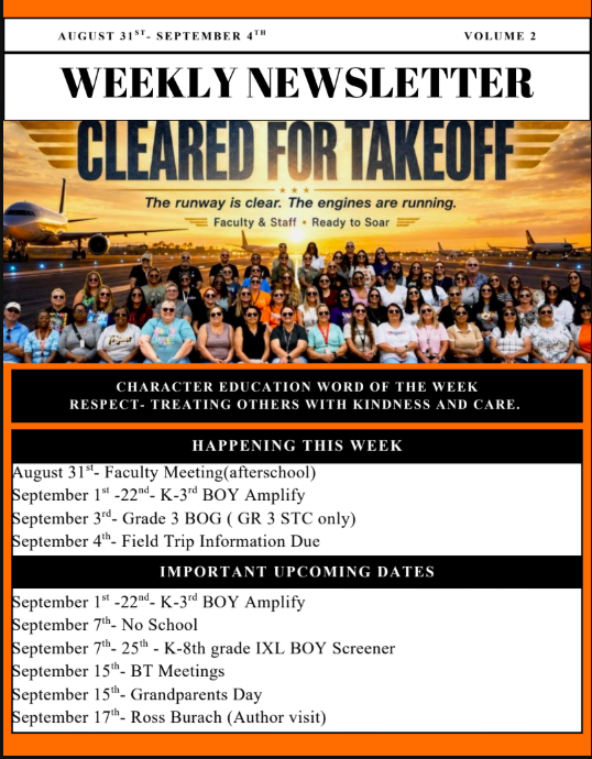 Weekly Newsletter