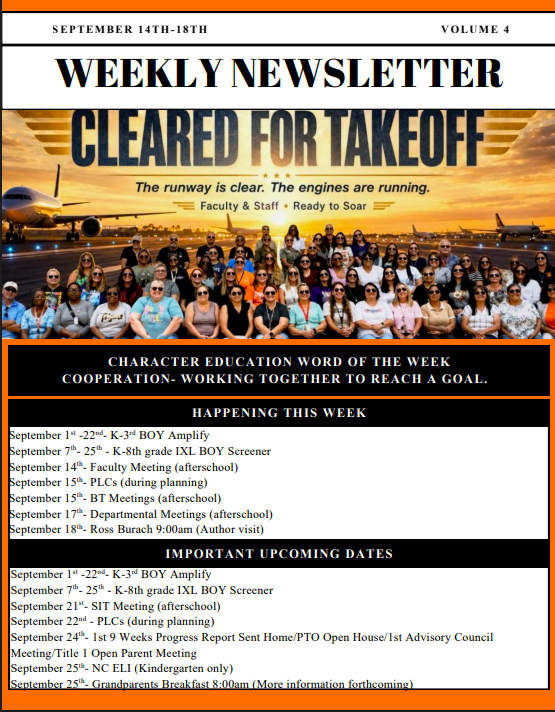 Weekly Newsletter