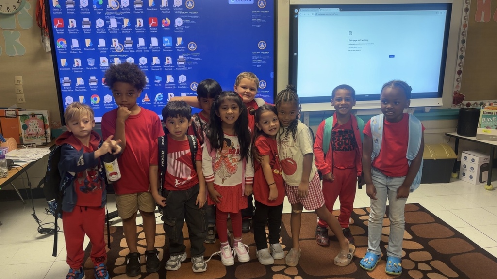 Attendance week Day 1 wear red