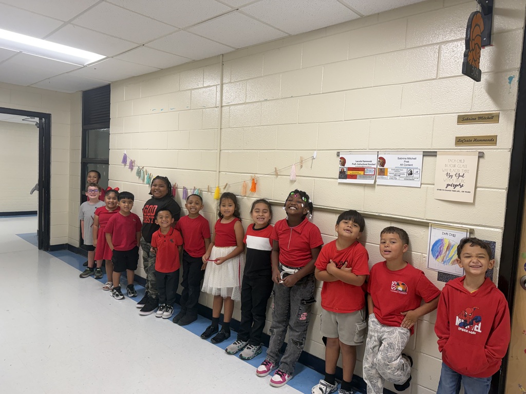 Attendance week Day 1 wear red