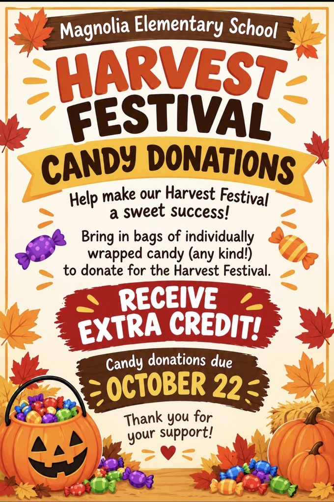 Harvest Festival Candy Donation