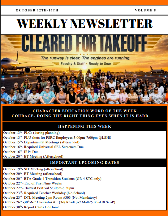 Weekly Newsletter