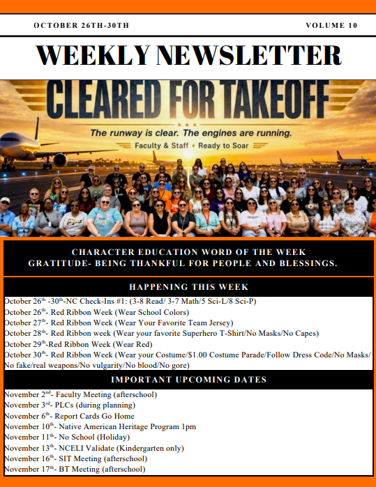 Weekly Newsletter