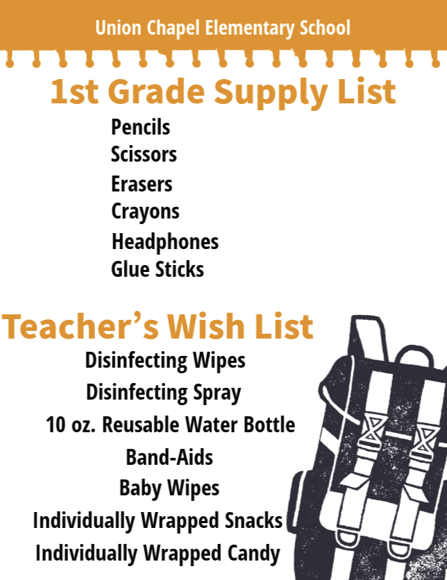 1 Supply List
