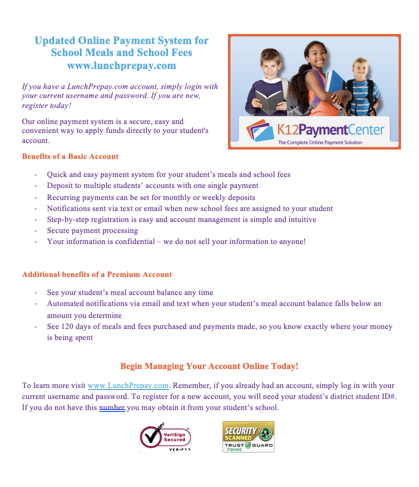Lunch Prepay
