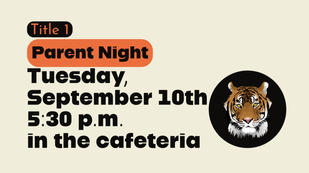 Title 1 Parent Night