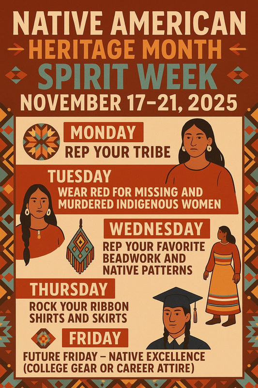 Native American Heritage Month- Spirit Week