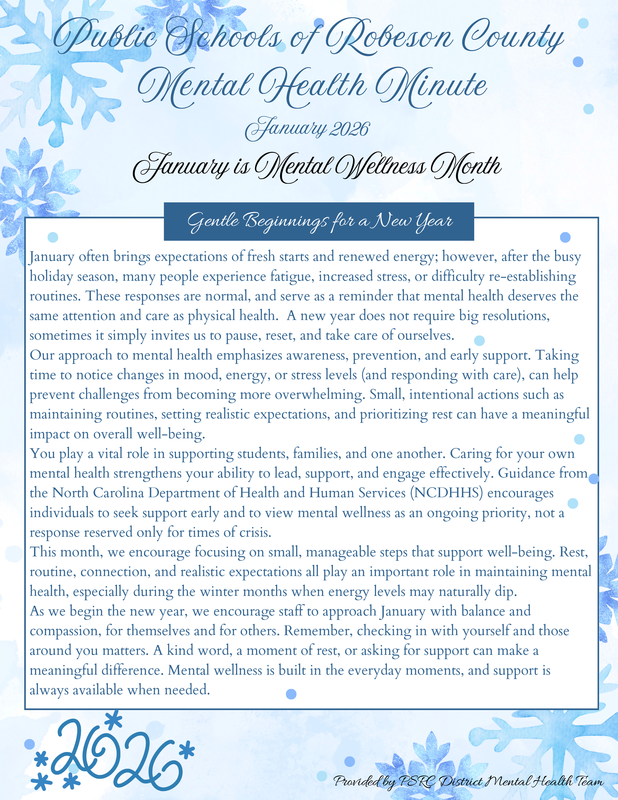 Mental Health Minute