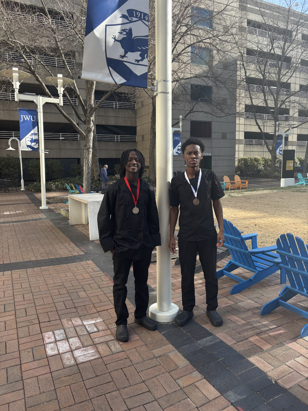 Award winning Culinary Art Students