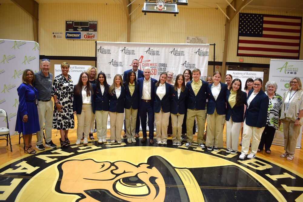group photo of academy ambassadors, partners and PCSSD staff
