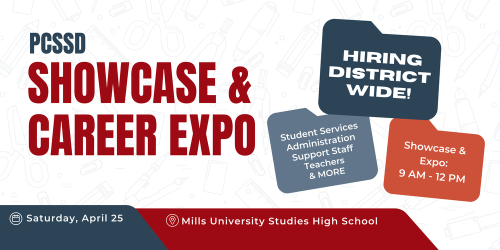 PCSSD Showcase and Career Expo graphic image