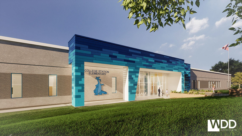 Image of what the new outside of the new College Station