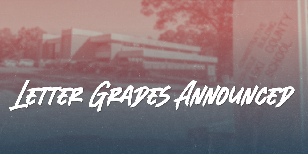 image that says Letter Grades Announced