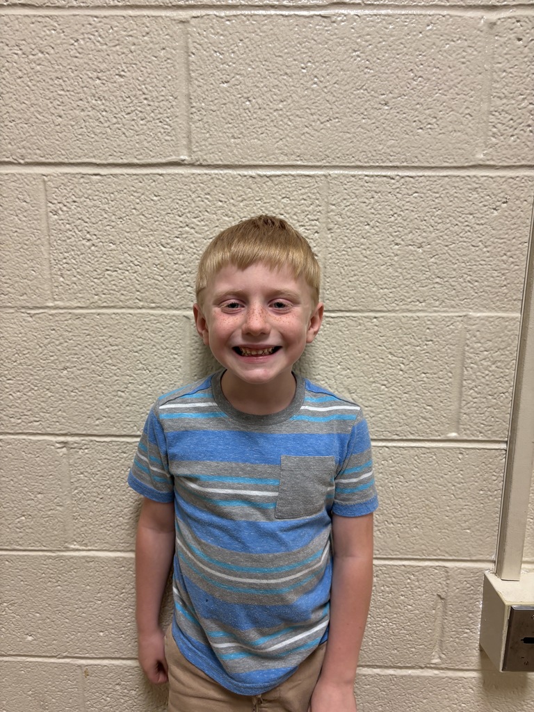 Image of Kindergarten Student who was nominated for Student of the Month