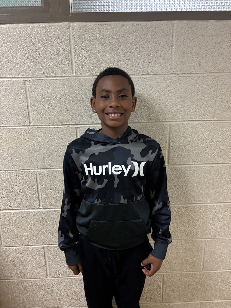 Image of Third Grade Student who was nominated for Student of the Month