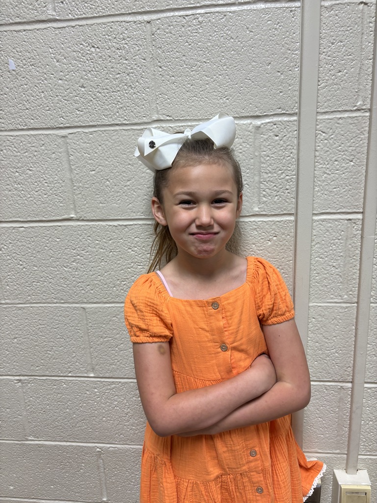 Image of  Second Grade Student who was nominated for Student of the Month 