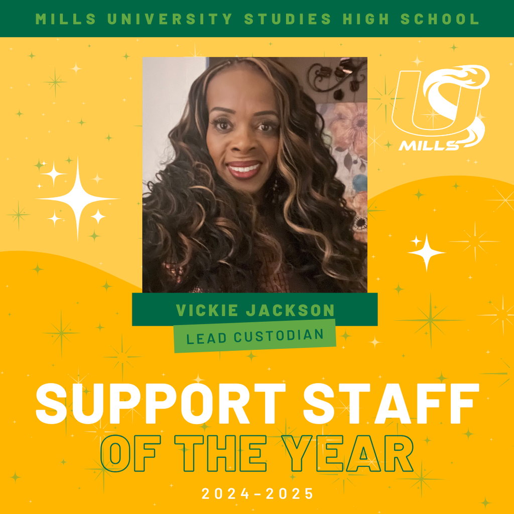 MUSH Support Staff of the Year - Vickie Jackson (Lead Custodian)