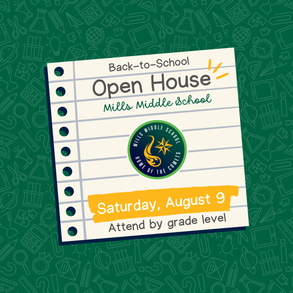 Save the date for our upcoming Open House, and we look forward to seeing you on August 11 to kick off the new school year!