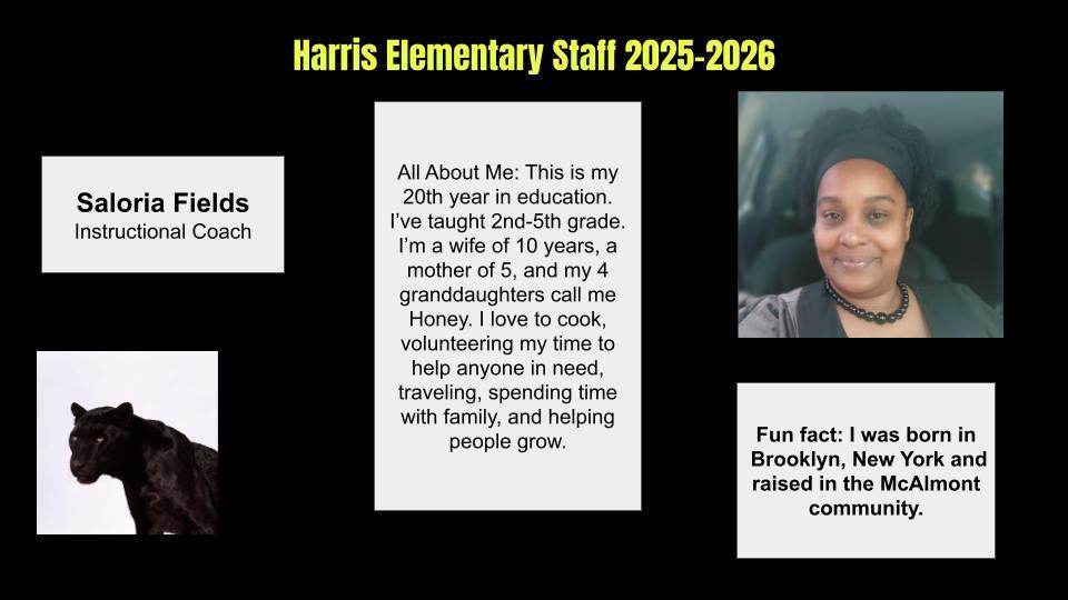 Meet Ms. Fields, our instructional coach!  You will love her!
