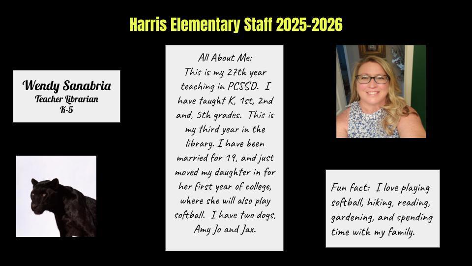 Our favorite media specialist, Mrs. Sanabria is back!