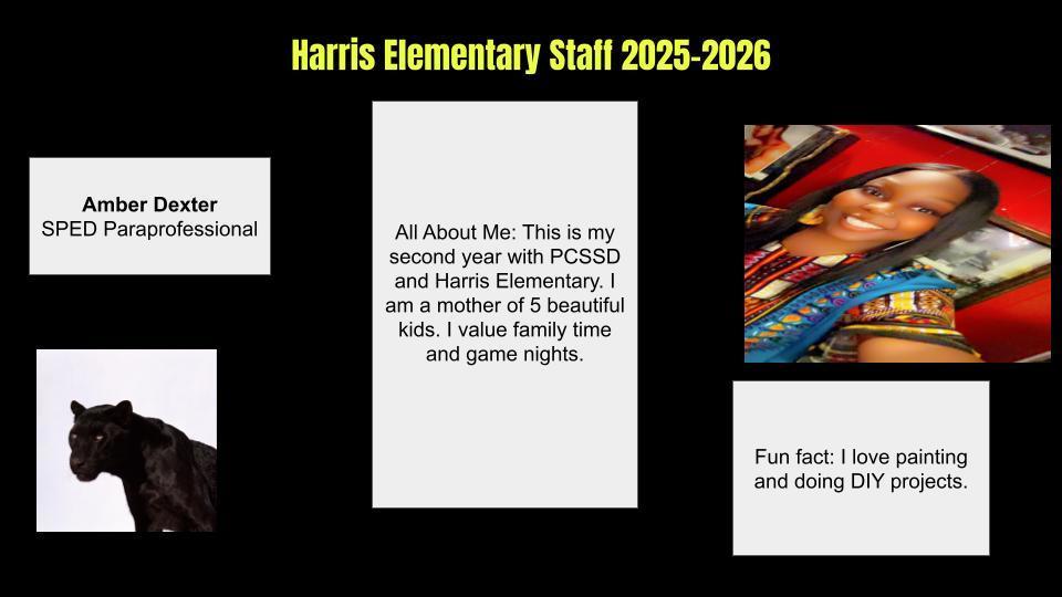Ms. Dexter returns as a paraprofessional!  