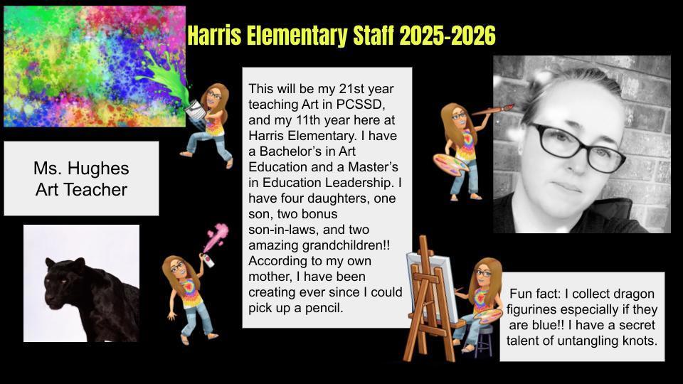 Ms. Hughes is our wonderfully talented art teacher!