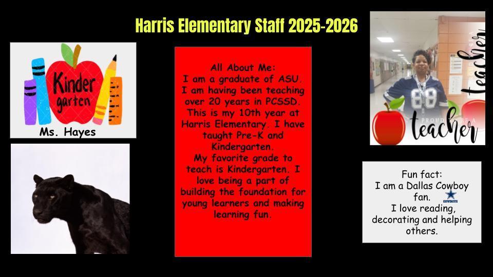 The  OG kindergarten all star, Ms. Hayes!