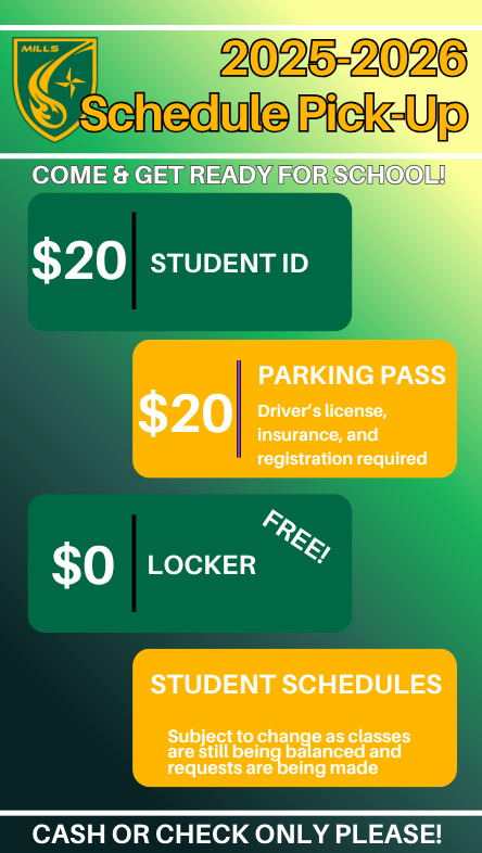 Flyer on schedule pick up