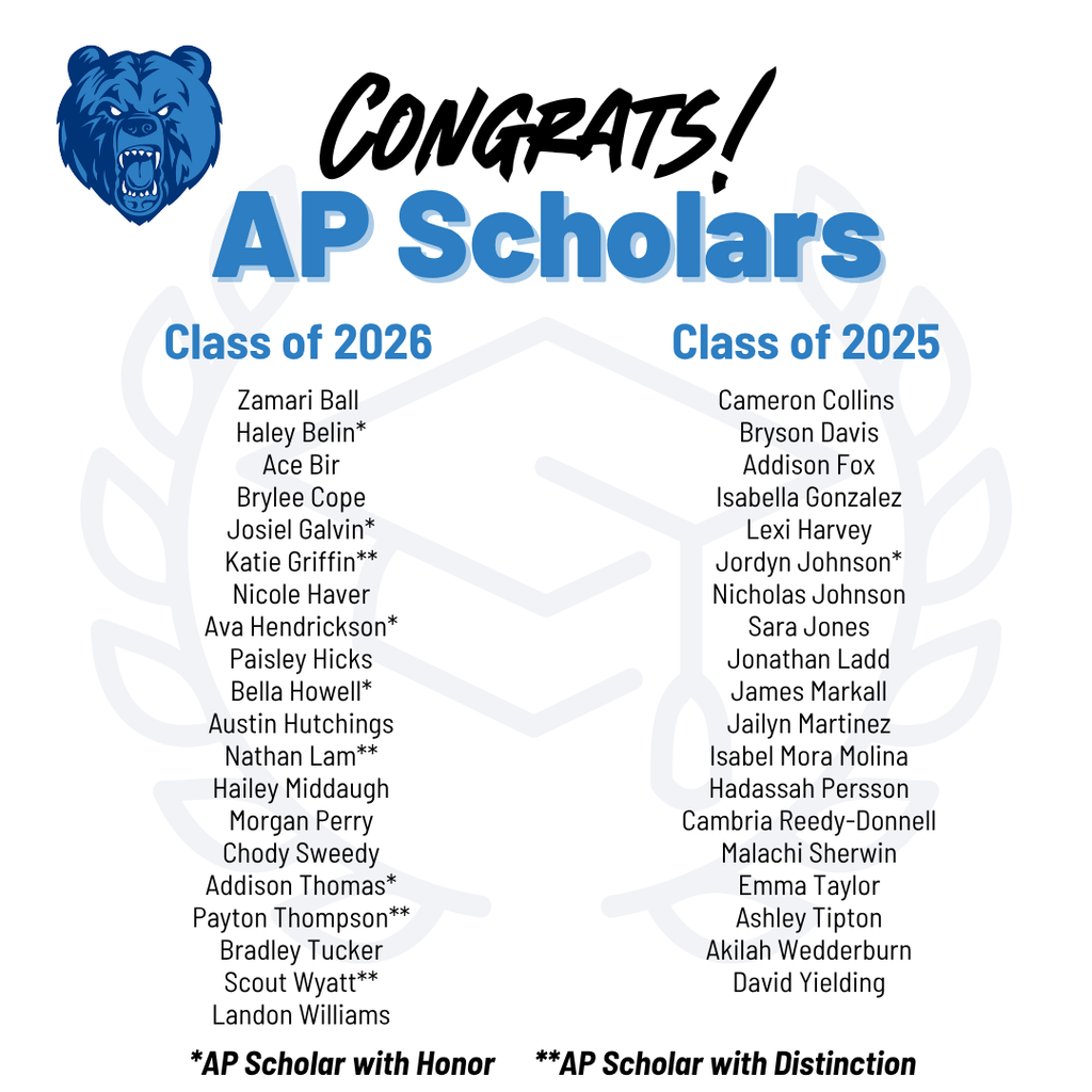 AP Scholars at Sylvan Hills