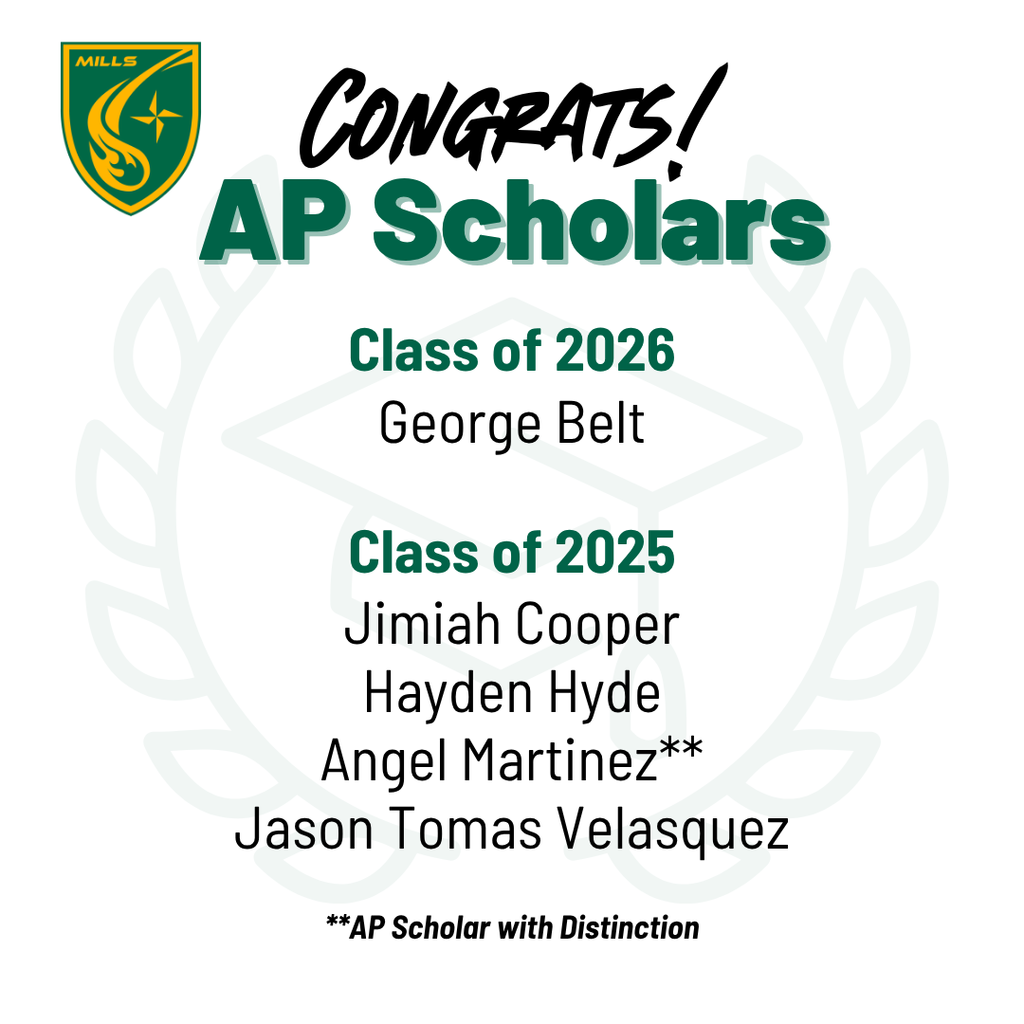 AP Scholars at Mills