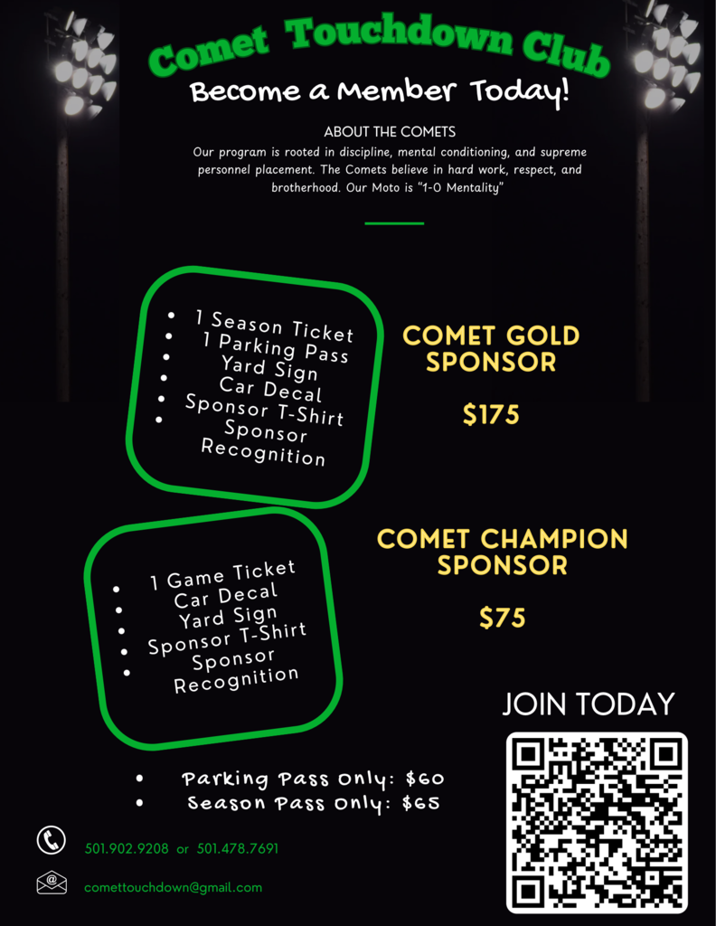 Flyer for Touchdown Club