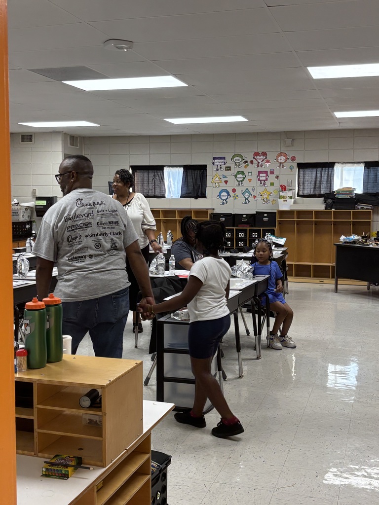 New kindergartners are always excited to see Ms. Hayes!