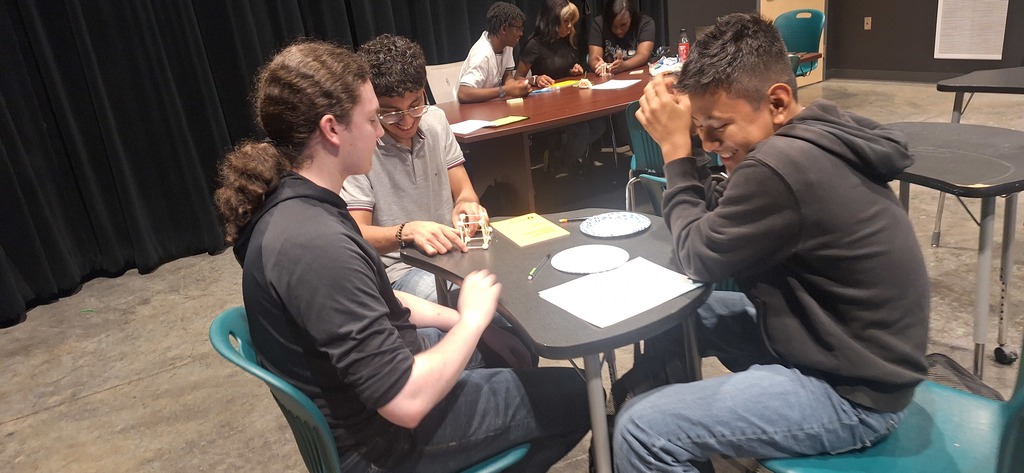 Students in group work