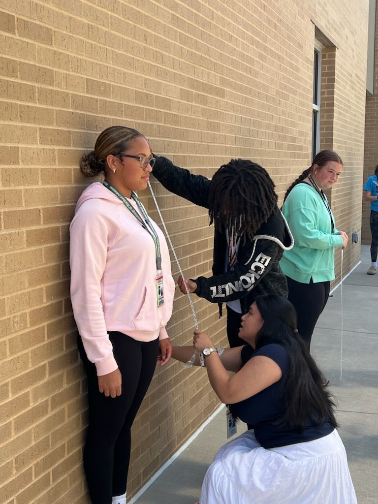 AP Stats takes learning outside!