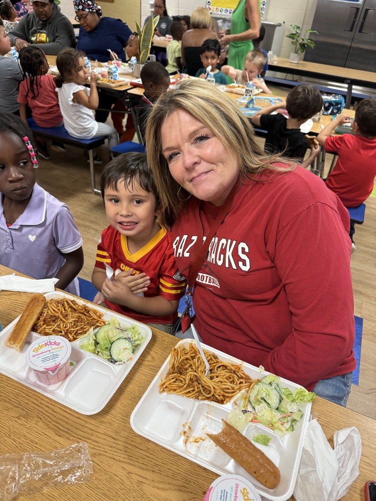 Image of a pre-k student and his grandmother