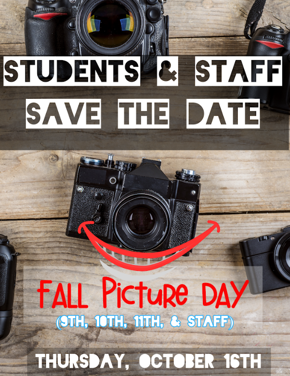 School pictures on Oct 16